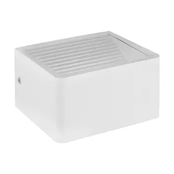 Aplica exterior Eglo DONINNI 1, LED integrat inclus, IP55, baza din aluminiu alb, abajur plastic alb | Eglo-98266