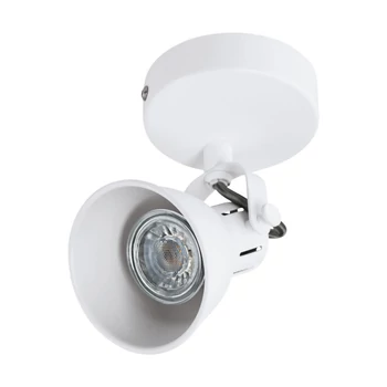 Spot Eglo SERAS 1, dulie GU10-LED, contine becul, IP20, baza din otel alb | Eglo-98393