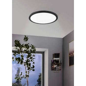 Spot incastrabil Eglo FUEVA FLEX, LED integrat inclus, IP20, baza din aluminiu negru, abajur plastic alb | Eglo-98867