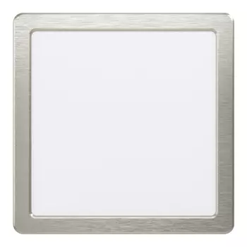 Spot incastrabil Eglo FUEVA 5, LED integrat inclus, IP20, baza din otel nichel satinat, abajur plastic alb | Eglo-99169