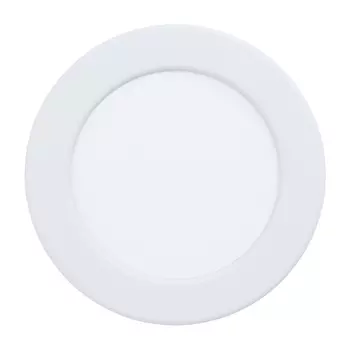 Spot incastrabil Eglo FUEVA 5, LED integrat inclus, IP20, baza din otel alb, abajur plastic alb | Eglo-99191