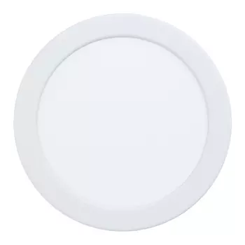 Spot incastrabil baie Eglo FUEVA 5, LED integrat inclus, IP44, baza din otel alb, abajur plastic alb | Eglo-99203