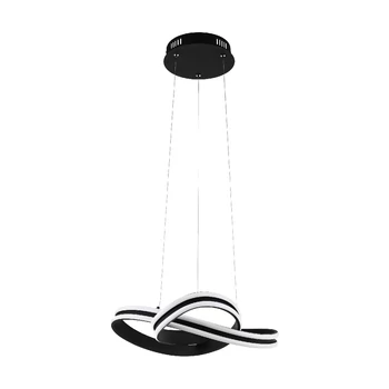 Pendul Eglo CORREDERA, LED integrat inclus, IP20, baza din otel negru, abajur plastic alb | Eglo-99249