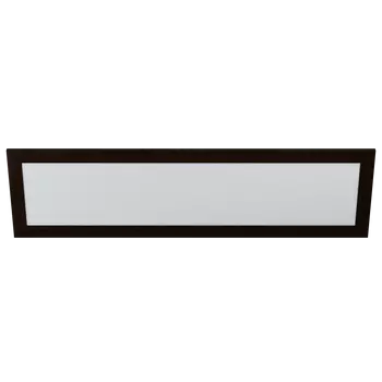 Plafoniera Eglo PIGLIONASSO, LED integrat inclus, IP20, baza din otel-plastic alb, abajur lemn maro inchis | Eglo-99476