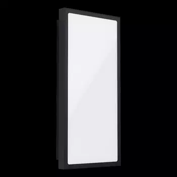 Aplica exterior Eglo CASAZZA, LED integrat inclus, IP44, baza din otel zincat negru, abajur plastic alb | Eglo-99533