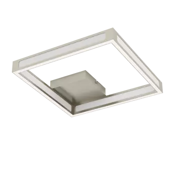 Plafoniera Eglo ALTAFLOR, LED integrat inclus, IP20, baza din otel nichel satinat, abajur plastic alb | Eglo-99784