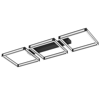 Plafoniera Eglo ALTAFLOR, LED integrat inclus, IP20, baza din otel negru, abajur plastic alb | Eglo-99789