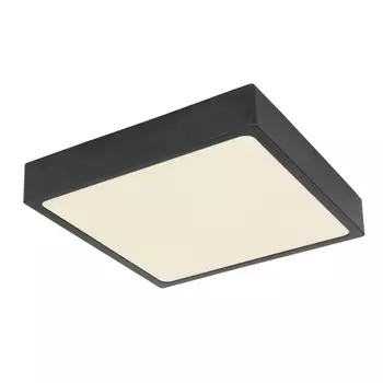 Plafoniera Globo ECHO metal negru mat acril opal LED 1x 22W 4000K (inclus) IP20 - 12369-22