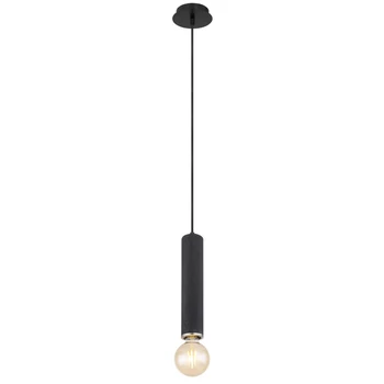 Pendul Globo MARION metal negru mat metal nickel mat E27 1x 60W (nu contine) IP20 - 15499H