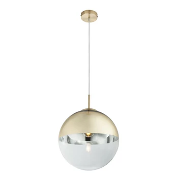 Pendul Globo VARUS metal auriu sticla transparent E27 1x 40W (nu contine) IP20 - 15857