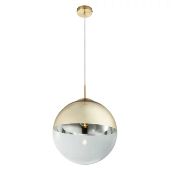 Pendul Globo VARUS metal auriu sticla transparent E27 1x 40W (nu contine) IP20 - 15858