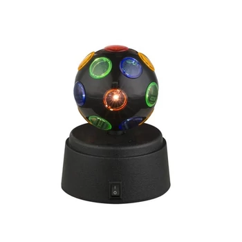 Veioza Globo DISCO plastic negru colorat LED 1x 0,06W (inclus) IP20 - 28017