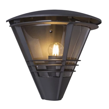 Aplica exterior Globo SALLA aluminiu antracit plastic transparent E27 1x 60W (nu contine) IP44 - 32093A