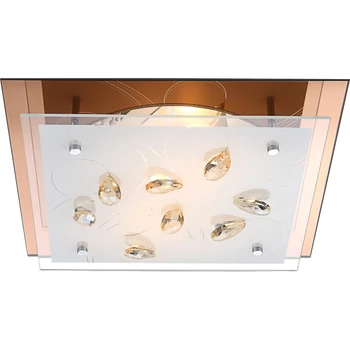 Plafoniera Globo AYANA metal alb sticla opal E27 2x 40W (nu contine) IP20 - 40412-2