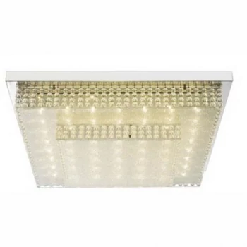 Plafoniera Globo CAKE I metal chrom acril LED 1x 24W 4000K (inclus) IP20 - 48214-24