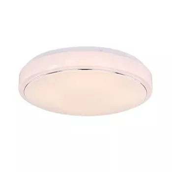 Plafoniera Globo KALLE metal alb plastic opal stralucitor LED 1x 24W (inclus) IP20 - 48408-24