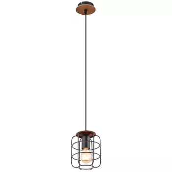 Pendul Globo WILLA metal negru metal negru E27 1x 40W (nu contine) IP20 - 54037H