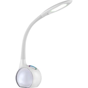 Veioza de birou Globo TARRON acril alb plastic LED 1x 6W 5500K (inclus) IP20 - 58278