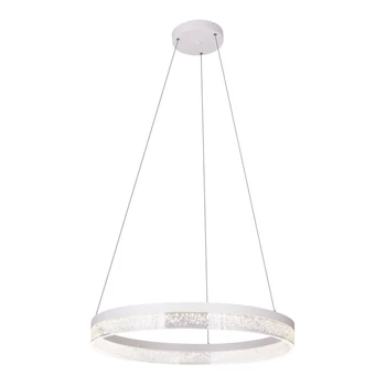 Pendul Globo SMITTY metal alb acril transparent LED 1x 36W 4000K (inclus) IP20 - 68225-36