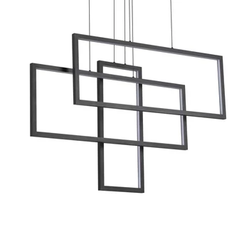 FRAME SP RETTANGOLO NERO - IdealLux-269382 - Pendul