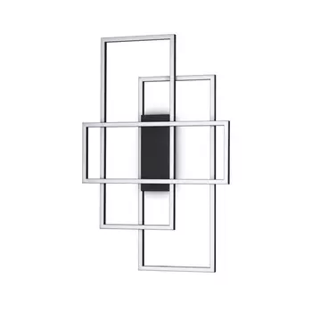 FRAME PL RETTANGOLO NERO - IdealLux-270661 - Plafoniera