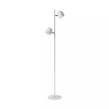 Lampadar Lucide SKANSKA stil modern metal alb forma rotund LED IP20 - 03703/10/31