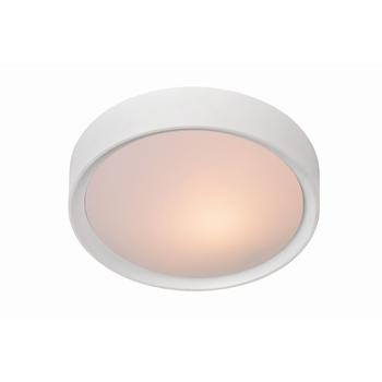 Plafoniera Lucide LEX stil modern plastic alb forma rotund E27 IP20 - 08109/02/31