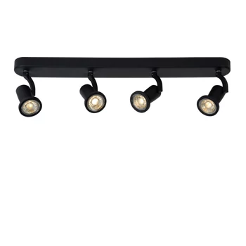 Plafoniera tip spot Lucide JASTER-LED stil modern metal negru forma ovala GU10-LED IP20 - 11903/20/30