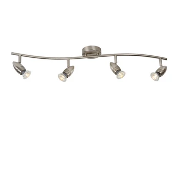 Plafoniera tip spot Lucide CARO-LED stil modern metal crom satinat GU10-LED IP20 - 13955/20/12