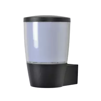 Aplica de perete Lucide NINKE stil modern aluminiu negru forma cilindric GU10 IP54 - 14892/01/30