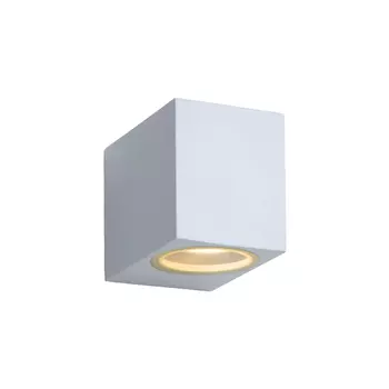 Aplica exterior Lucide ZORA-LED stil modern aluminiu alb forma dreptunghi GU10-LED IP44 - 22860/05/31