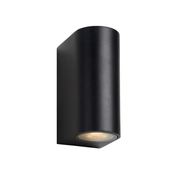 Aplica exterior Lucide ZORA-LED stil modern aluminiu negru forma semicircular GU10-LED IP44 - 22861/10/30