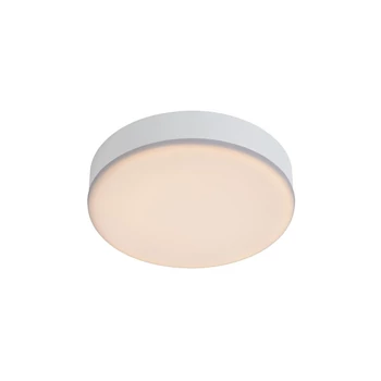 Plafoniera baie Lucide CERES-LED stil modern aluminiu alb forma rotund LED IP44 - 28112/30/31