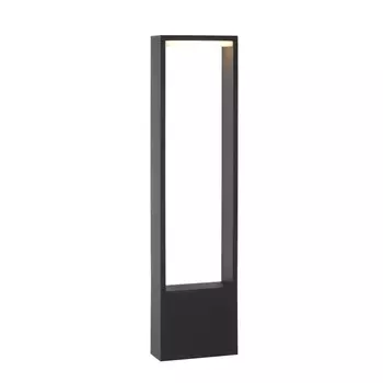 Stalp exterior Lucide GOA stil modern aluminiu antracit forma dreptunghi LED IP54 - 28857/61/30