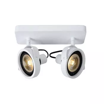 Plafoniera tip spot Lucide TALA LED stil modern metal alb forma dreptunghi GU10-LED IP20 - 31931/24/31