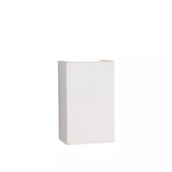 Aplica de perete Lucide GIPSY stil modern ghips alb forma dreptunghi G9 IP20 - 35201/18/31
