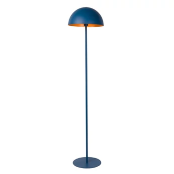 Lampadar Lucide SIEMON stil modern otel albastru forma semicircular E27 IP20 - 45796/01/35