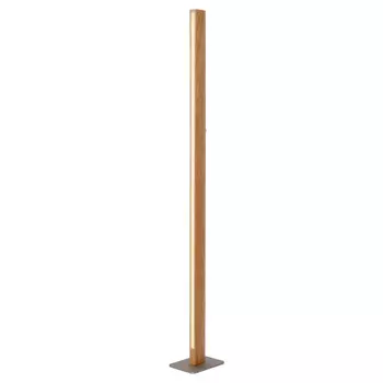 Lampadar Lucide SYTZE stil modern lemn lemn deschis crom satinat forma dreptunghi LED IP20 - 48750/30/72