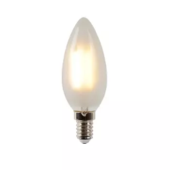Bec filament dimabil Lucide E14-LED stil Vintage sticla satinat forma lumanare E14-LED IP20 - 49023/04/67