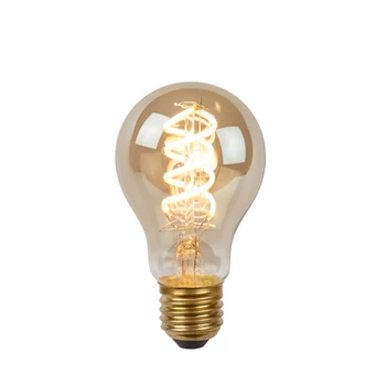 Bec filament dimabil Lucide E27-LED 5W 230lm 2200K 360° Cri80 sticla gri fumuriu - 49065/05/65