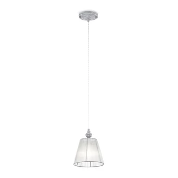 Pendul Maytoni MONSOON organza gri 1x E14 - ARM154-PL-01-S