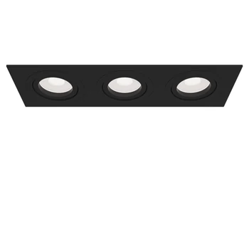 Spot incastrabil Maytoni ATOM aluminiu negru 3x GU10 - DL024-2-03B