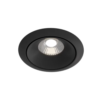 Spot incastrabil Maytoni YIN aluminiu negru 1x LED - DL031-2-L12B