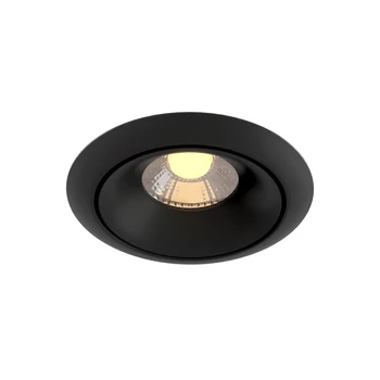 Spot incastrabil Maytoni YIN aluminiu negru 1x LED - DL031-2-L8B