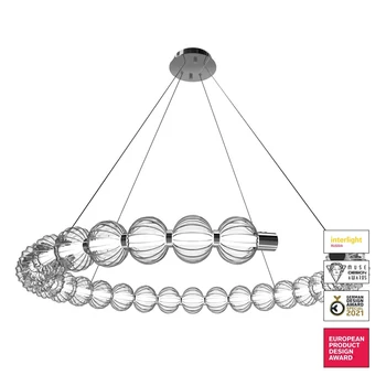 Pendul Maytoni AMULET metal-sticla crom 1x LED - MOD555PL-L30CH5K