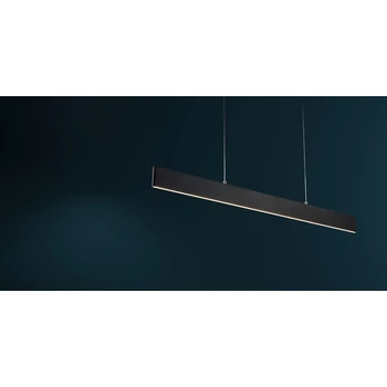 Pendul Maytoni STEP metal negru 1x LED - P010PL-L30B