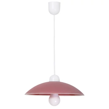 Pendul Rabalux CUPOLARANGE E27 plastic visiniu cu abajur sticla stil traditional IP20 - 1407