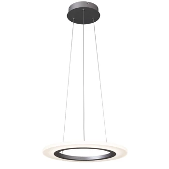 Pendul Rabalux ADRIENNE LED 15W metal argintiu cu abajur plastic transparentstil minimalist IP20 - 2428