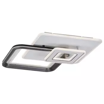 Plafoniera Rabalux STREGOBOR LED 48W metal gri cu abajur acril albstil modern IP20 - 2937