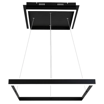 Pendul Rabalux QUADRO LED 60W metal negru mat cu abajur plastic albstil modern IP20 - 3085